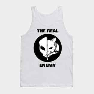 Alien Cat The Real Enemy Tank Top